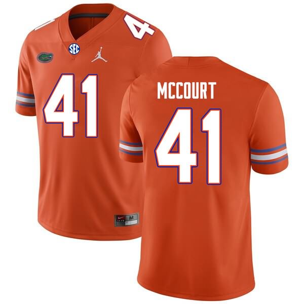 Men's NCAA Florida Gators Alex McCourt #41 Stitched Authentic Nike Orange College Football Jersey HZX3265VU